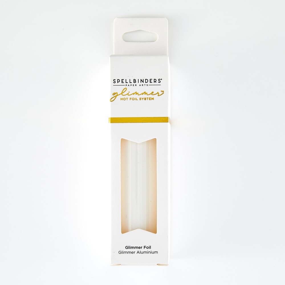 Spellbinders 不透明白燙金箔捲 Opaque White