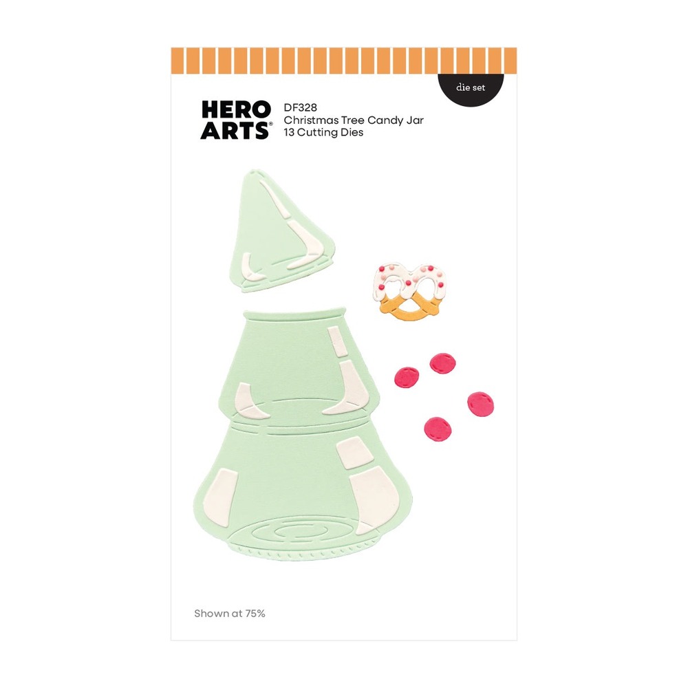 Hero Arts 聖誕樹糖果罐刀模組 Christmas Tree Candy Jar