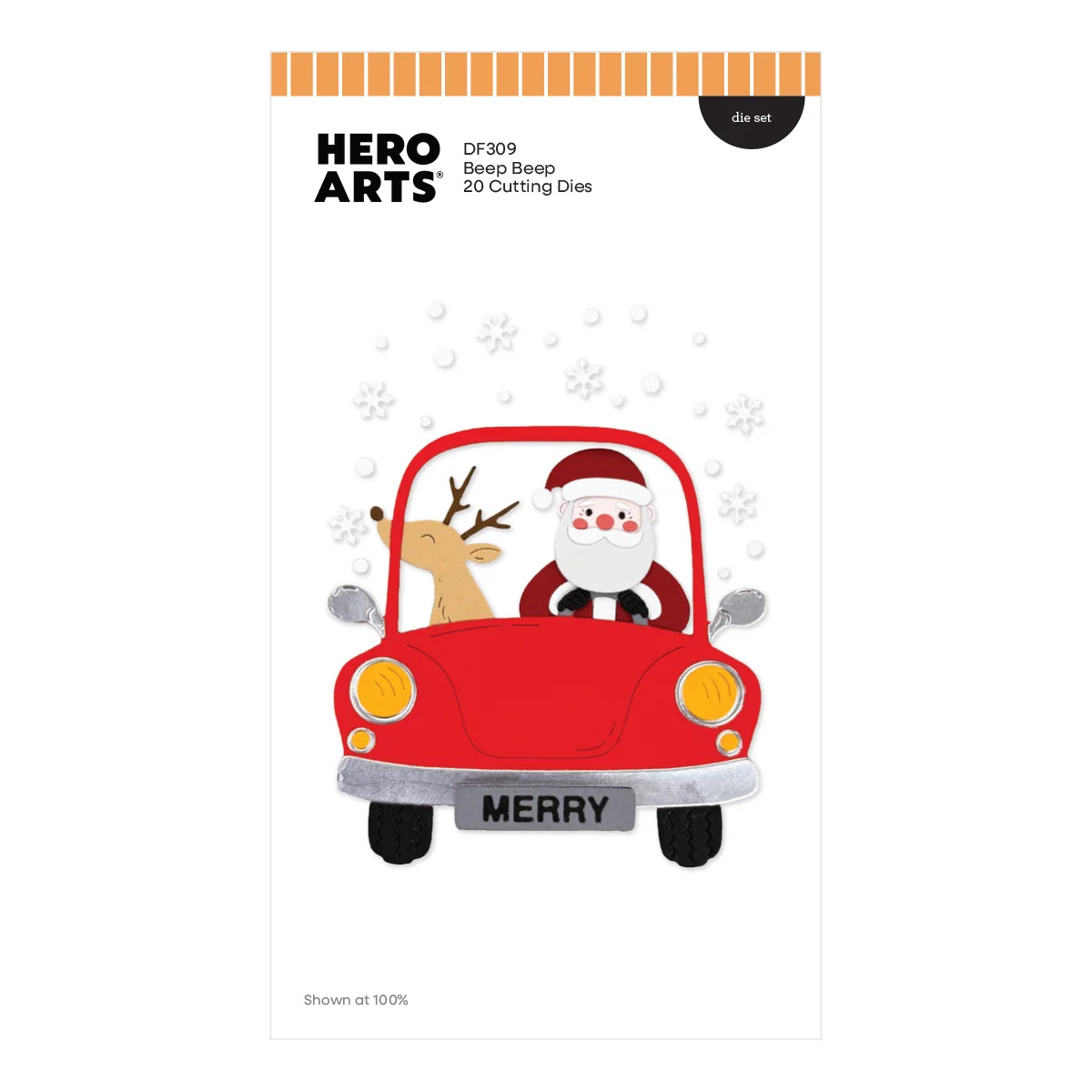 Hero Arts 復古小汽車刀模組 Beep Beep