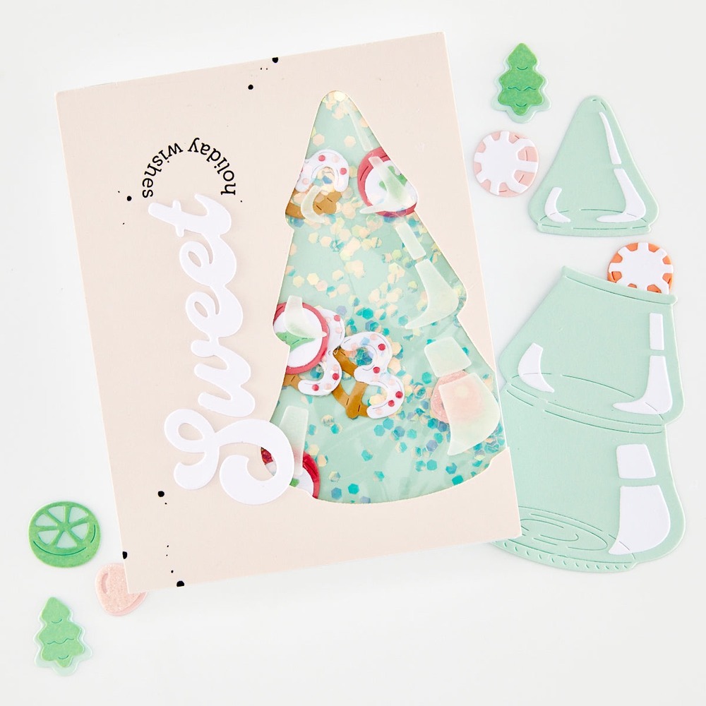 Hero Arts 聖誕樹糖果罐刀模組 Christmas Tree Candy Jar