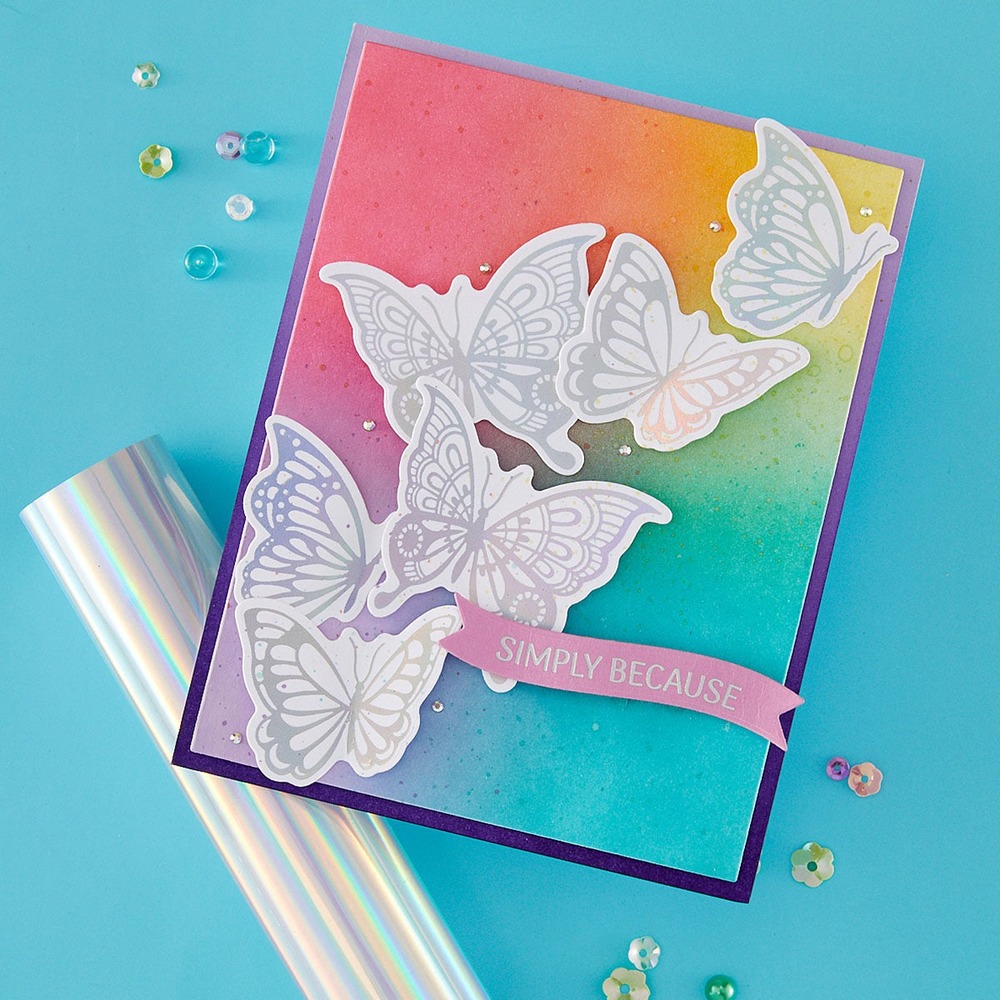 Spellbinders 繽紛蝴蝶活版印刷燙金刀模組 Bright Butterflies