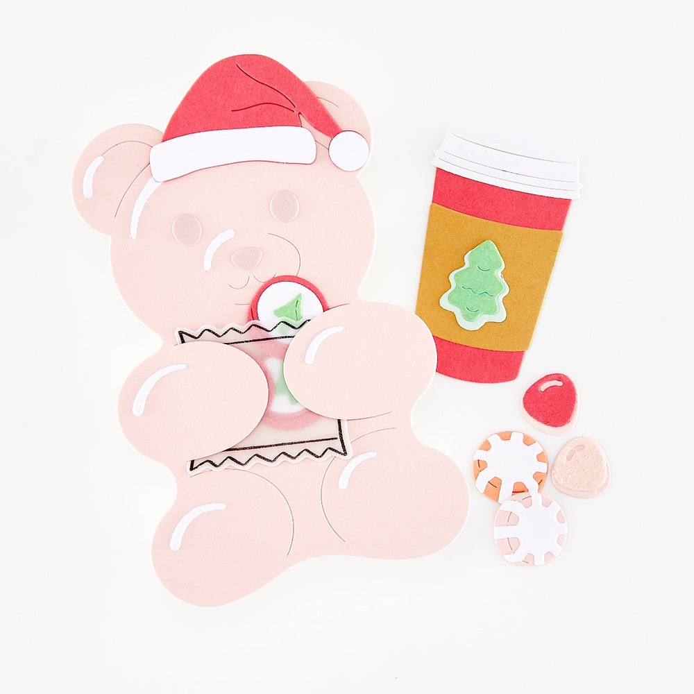 Hero Arts 抱抱熊節慶配件刀模組 Bear Hugs Holiday
