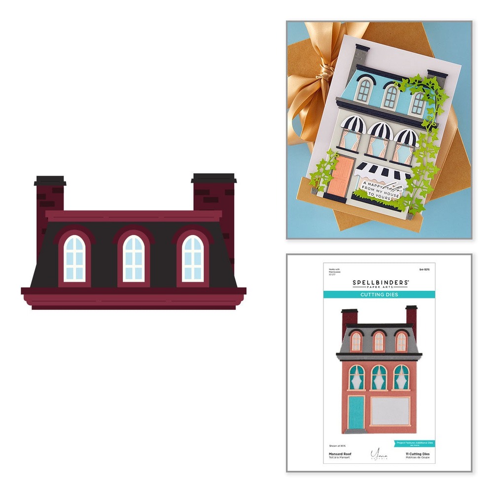 Spellbinders 聖誕城市孟莎屋頂刀模組 Mansard Roof