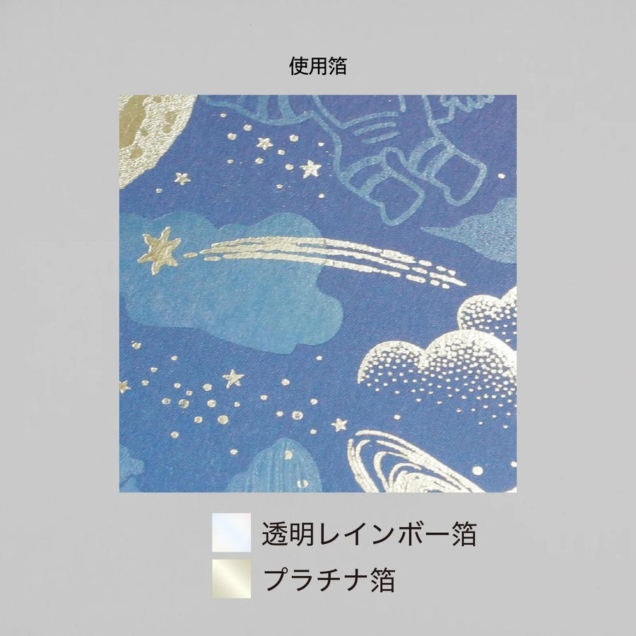 ROKKAKU 日本絕美燙金B6筆記本 日常小確幸 Night Sky