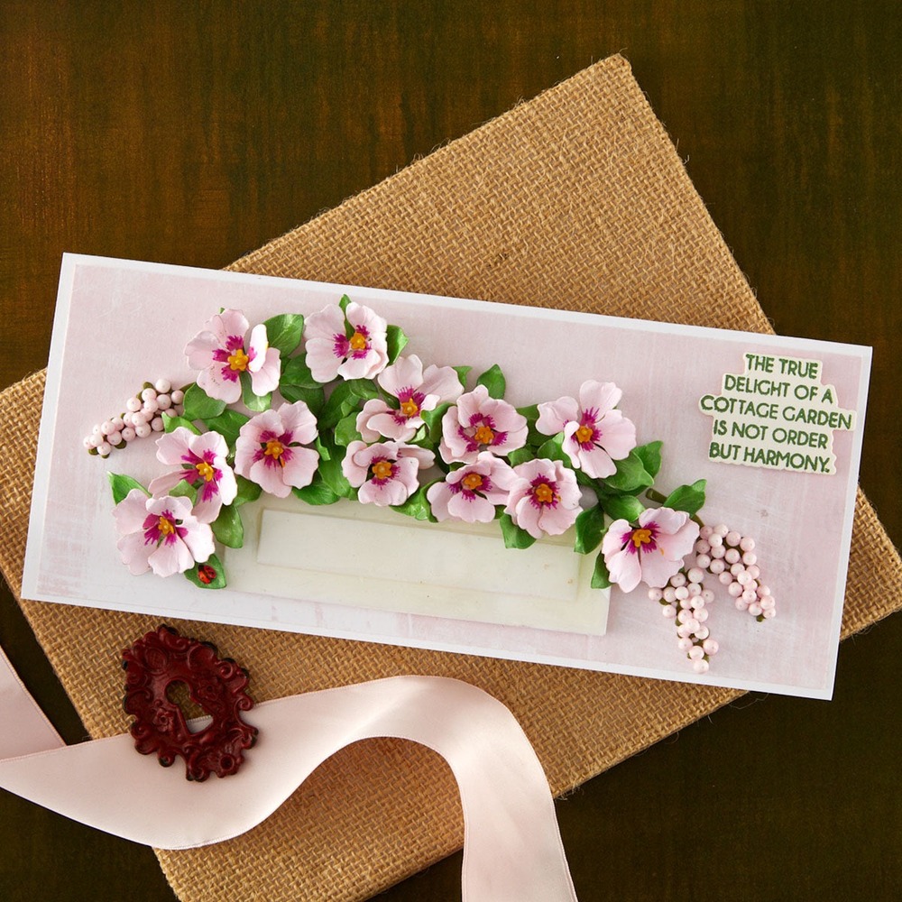 Spellbinders 長春花立體花朵刀模組 Vinca
