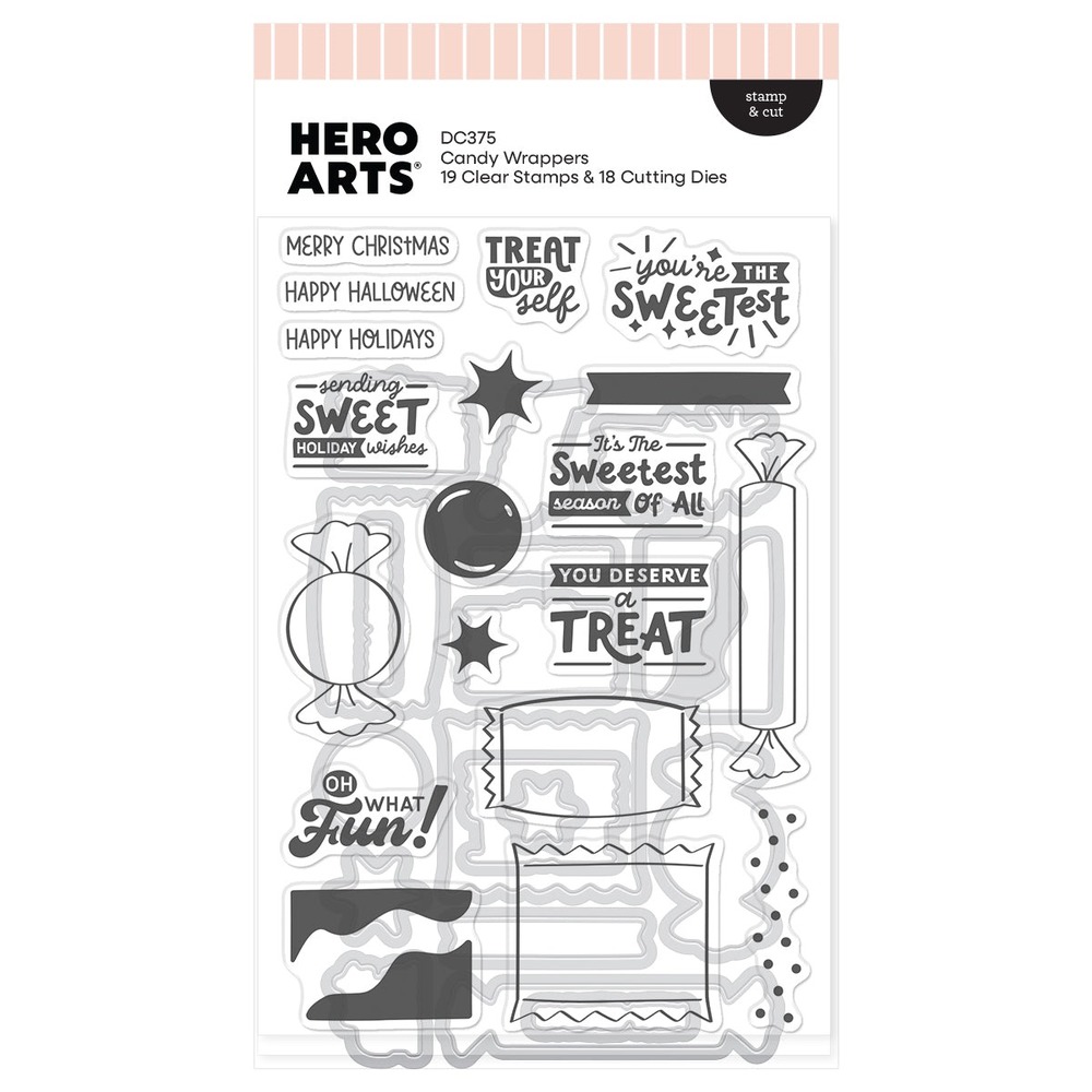 Hero Arts 糖果包裝紙印章刀模組 Candy Wrappers