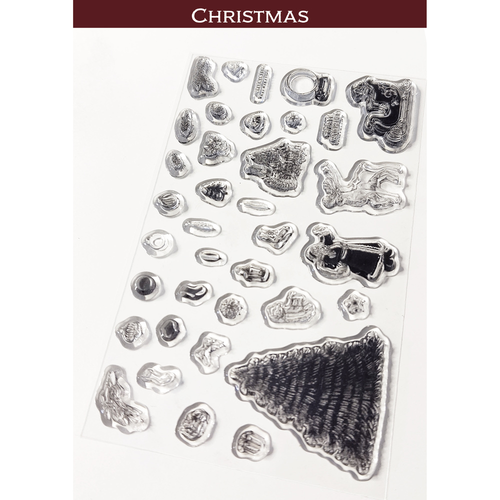miniature 迷你水晶印章 聖誕節 Christmas クリスマス