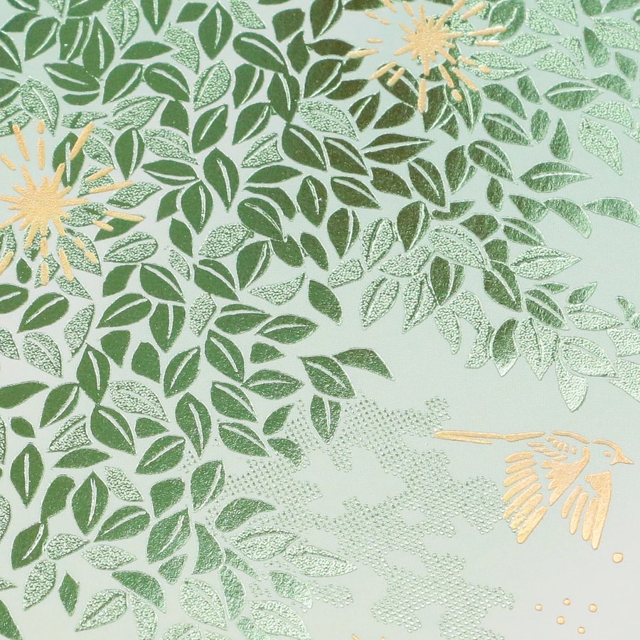 ROKKAKU 日本絕美燙金B6筆記本 日常小確幸 Sunlit Leaves