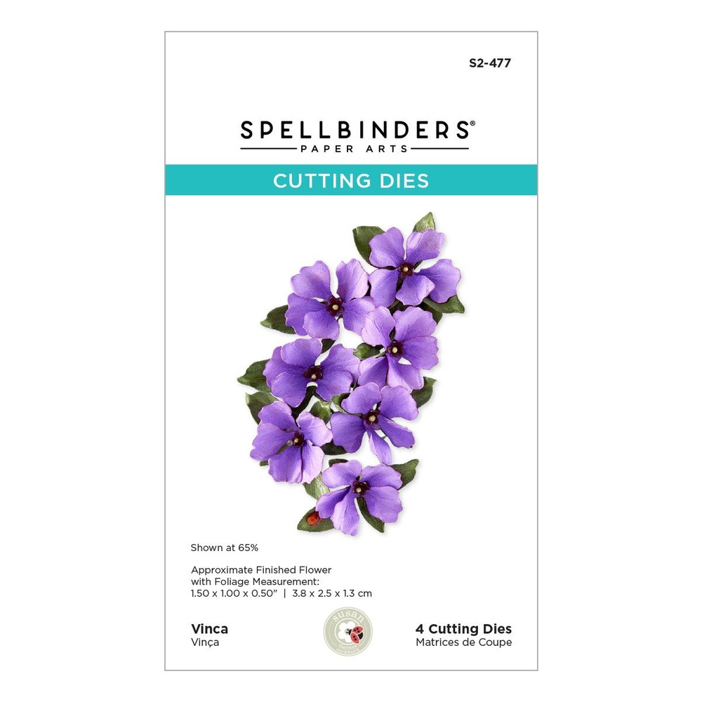 Spellbinders 長春花立體花朵刀模組 Vinca