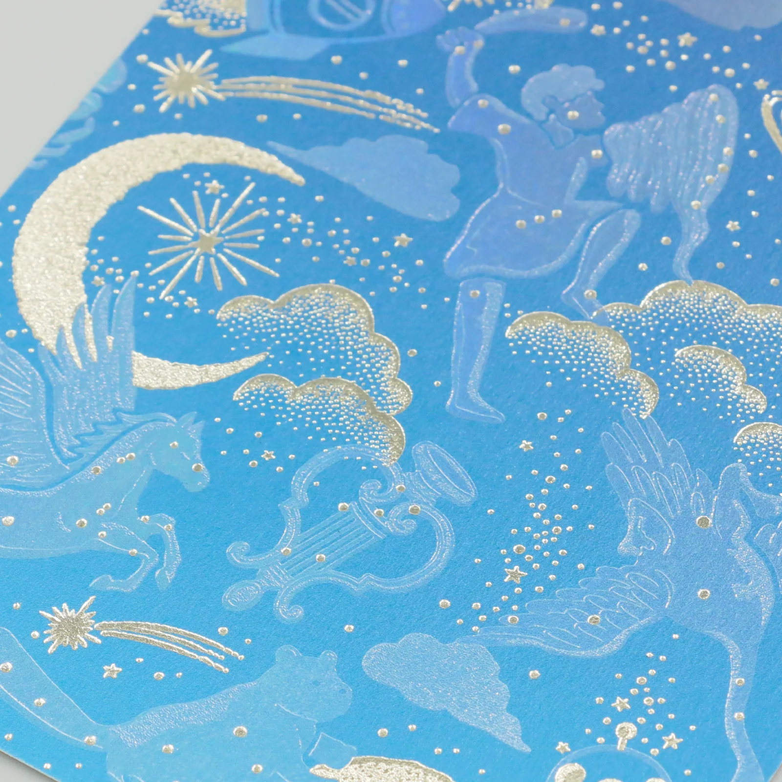 ROKKAKU 日本絕美燙金明信片 日常小確幸 Night Sky