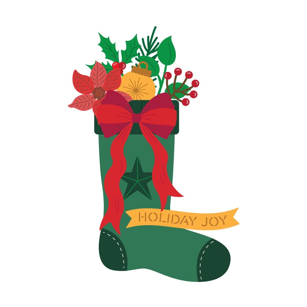 Spellbinders 復古聖誕襪刀模組 Christmas Stocking