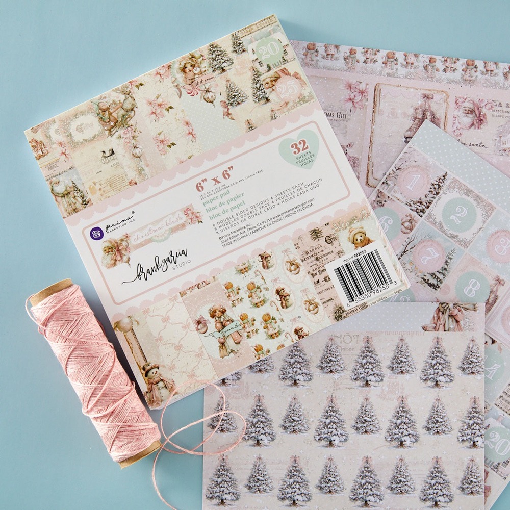 Prima 粉嫩聖誕 6x6 吋雙面襯紙本 Christmas Blush