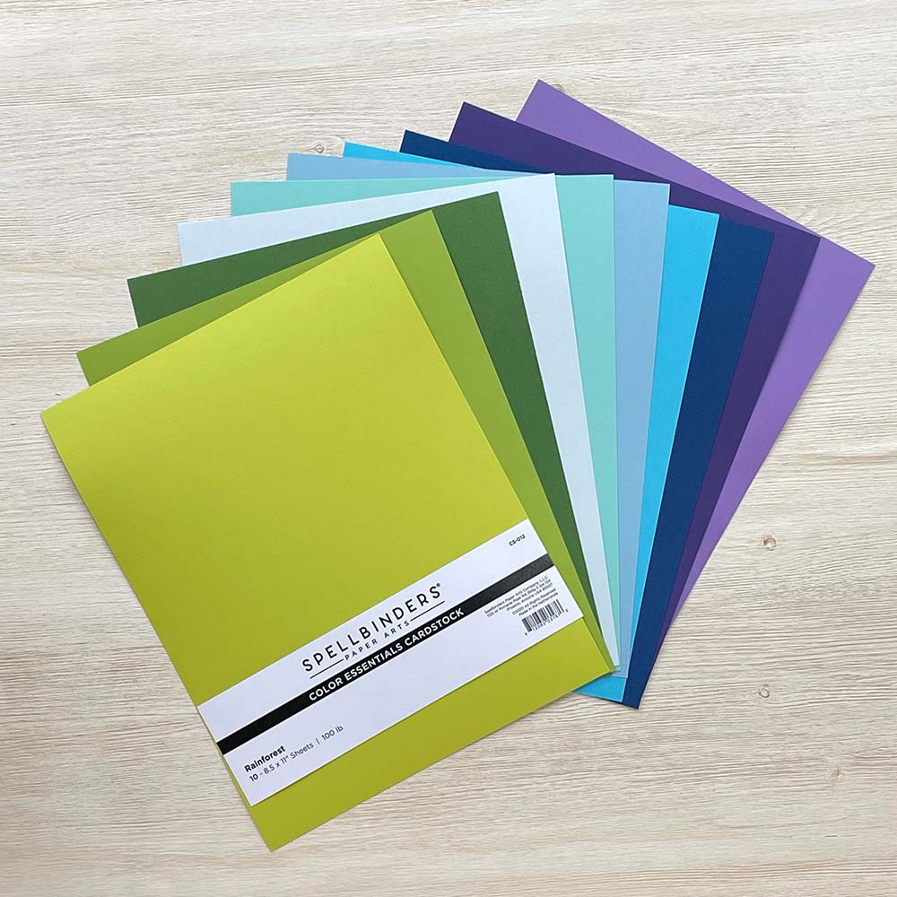 Jewel Tone Assorted Glitter Cardstock 8.5 x 11 - 10 Sheets