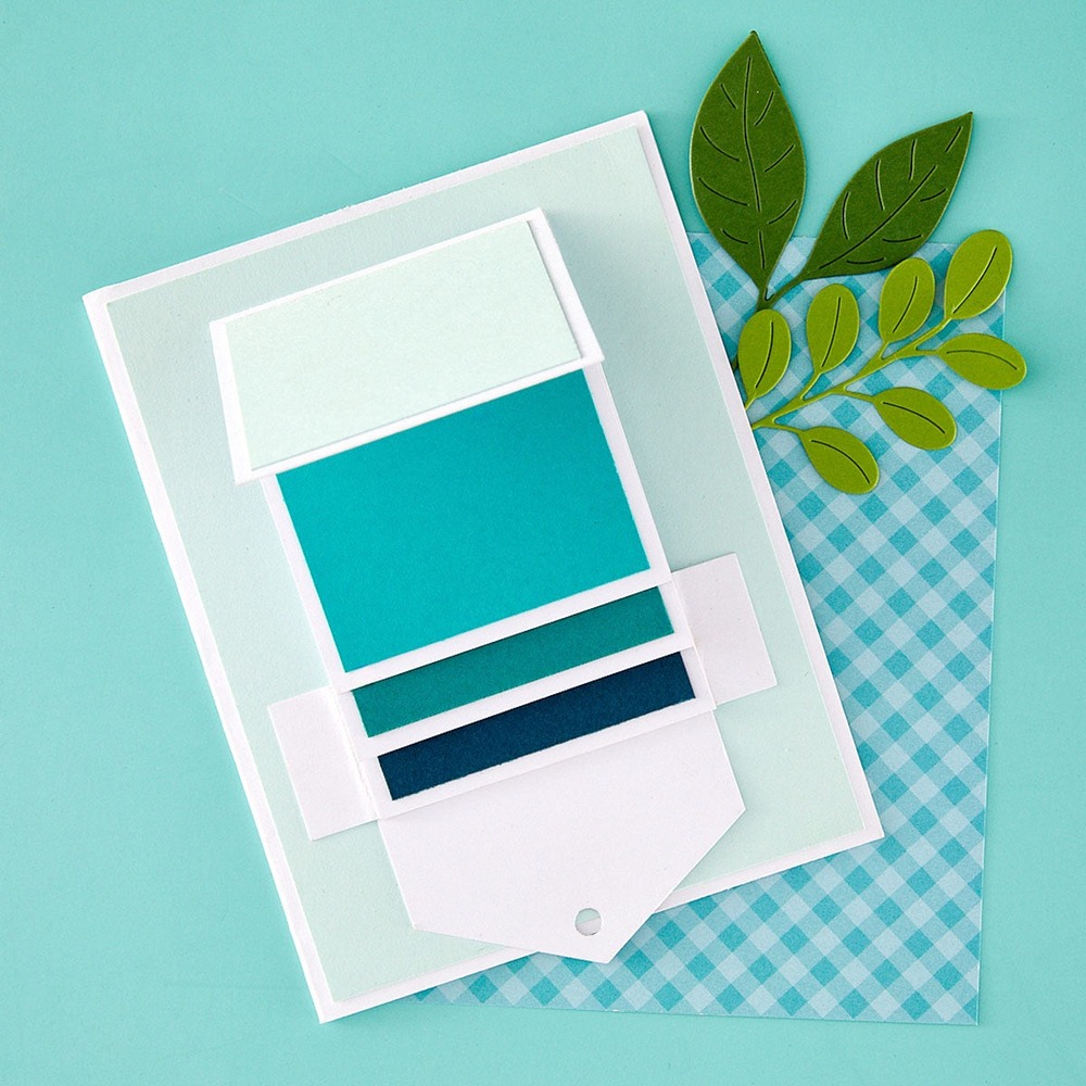 Spellbinders 瀑布式互動卡底卡 Waterfall Card Blanks