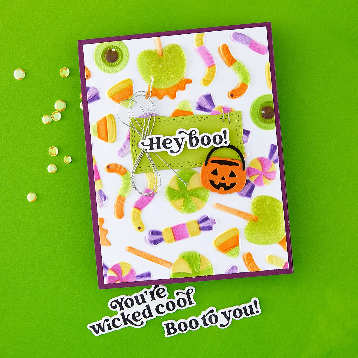 Spellbinders 萬聖糖果浮雕版型版組 Trick or Treat