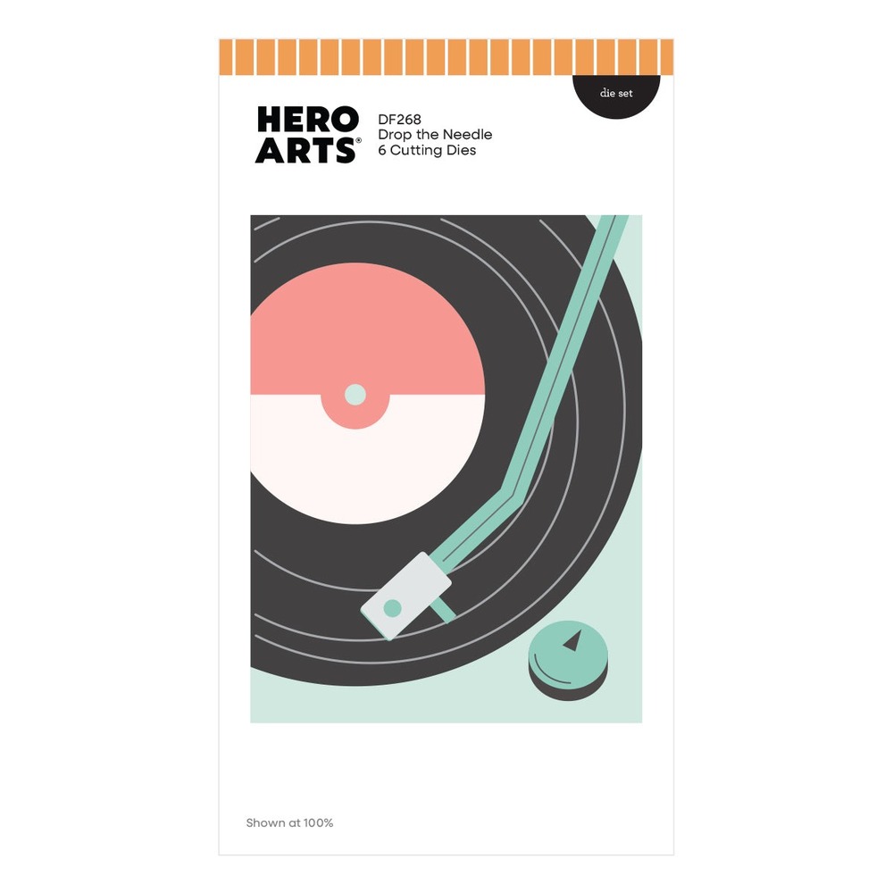 Hero Arts 復古唱盤刀模組 Drop the Needle
