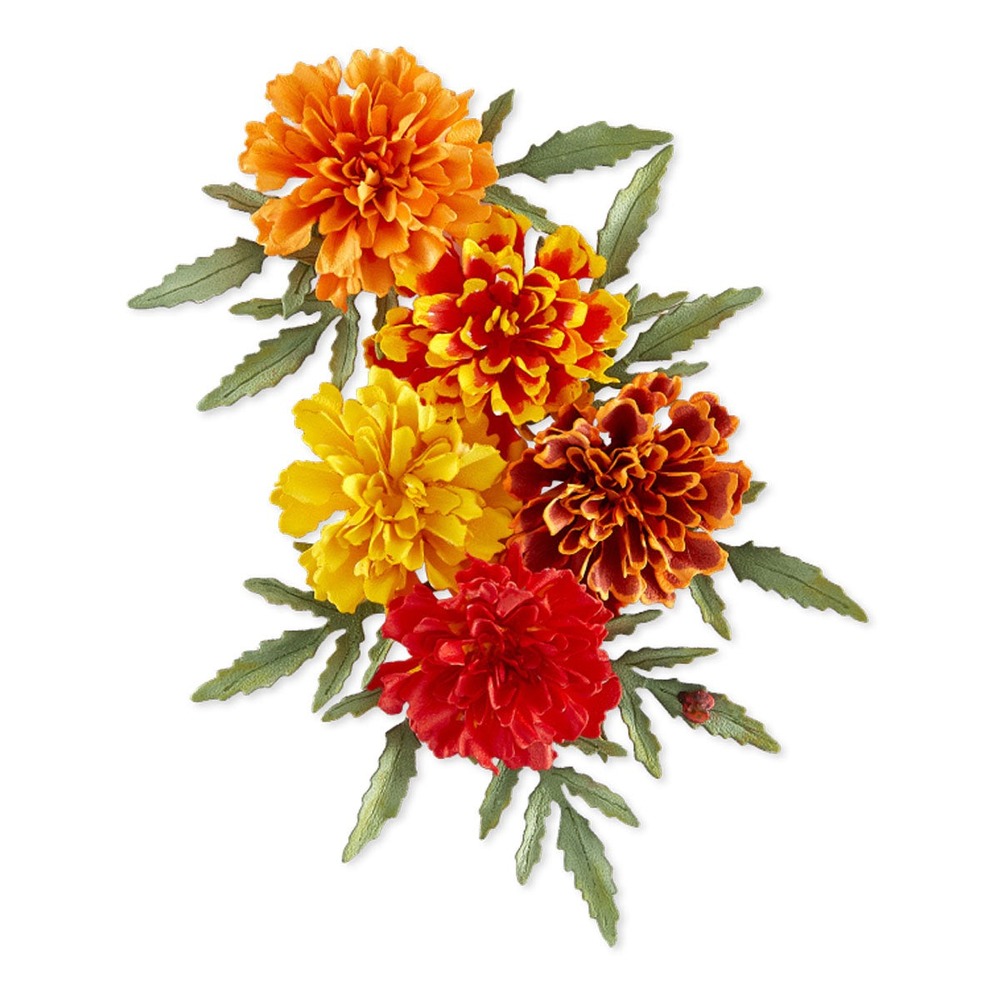 Spellbinders 萬壽菊立體花朵刀模組 Marigold