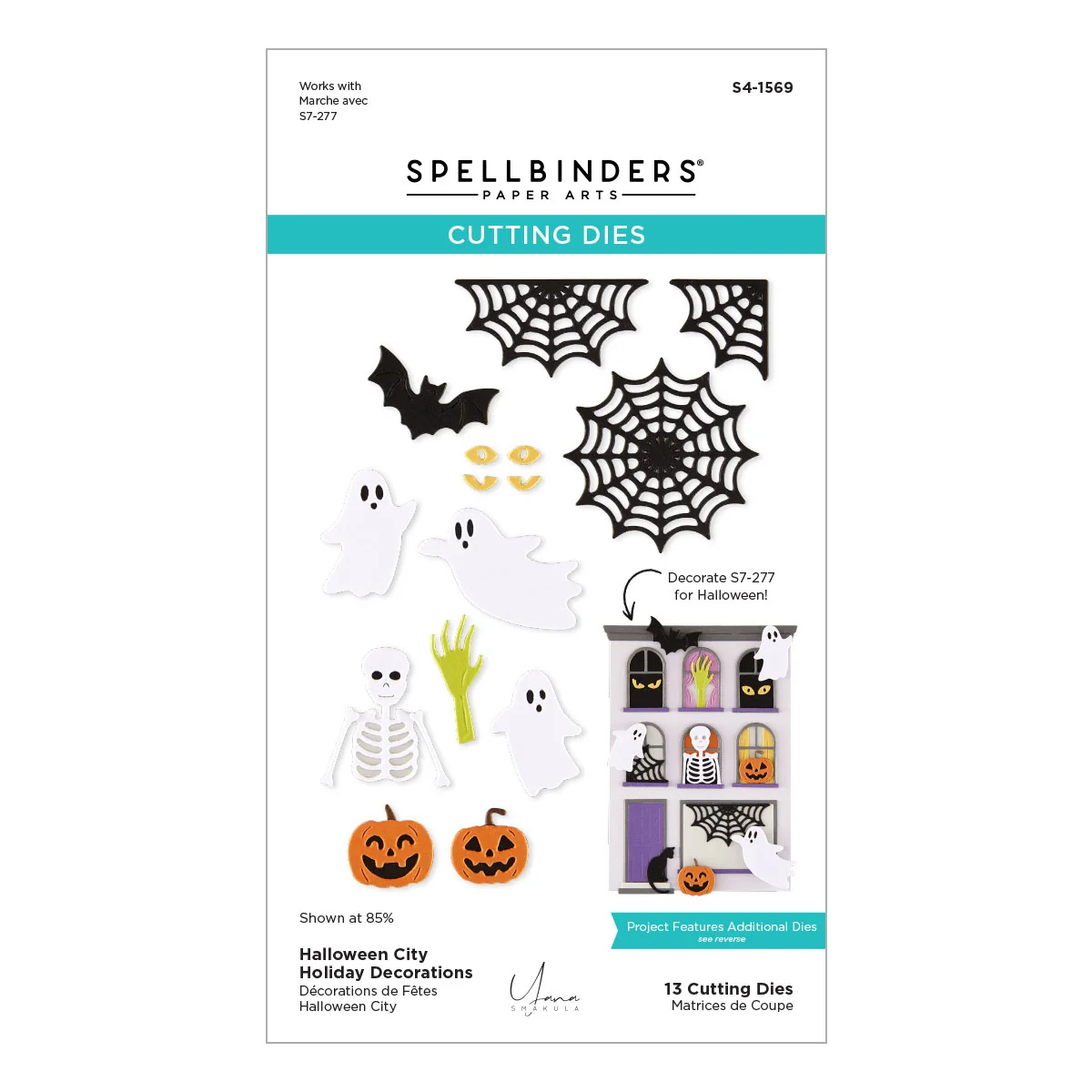 Spellbinders 萬聖節城市佈置刀模組 Halloween City Holiday