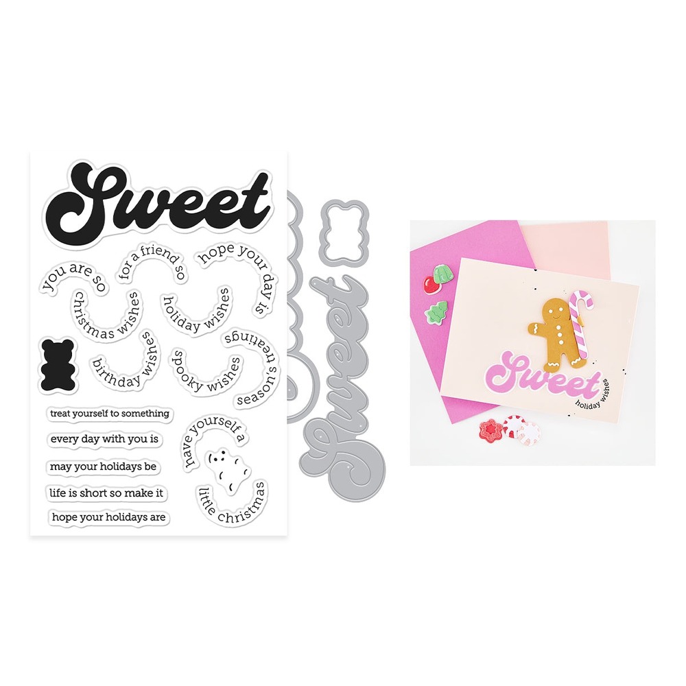 Hero Arts 甜蜜祝福印章刀模組 Sweet Wishes