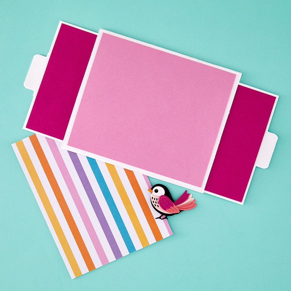 Spellbinders 雙向拉動互動卡底卡 Double Slider Card Blanks