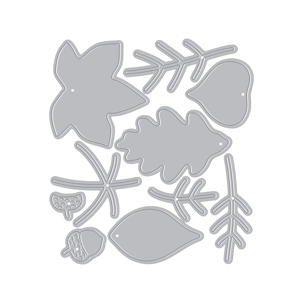 Hero Arts 秋日小葉子刀模組 Lovely Little Leaves