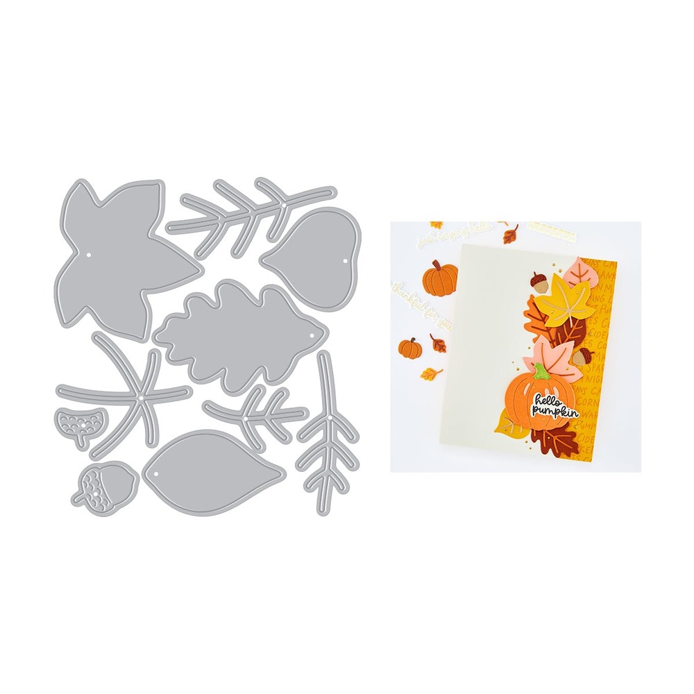 Hero Arts 秋日小葉子刀模組 Lovely Little Leaves