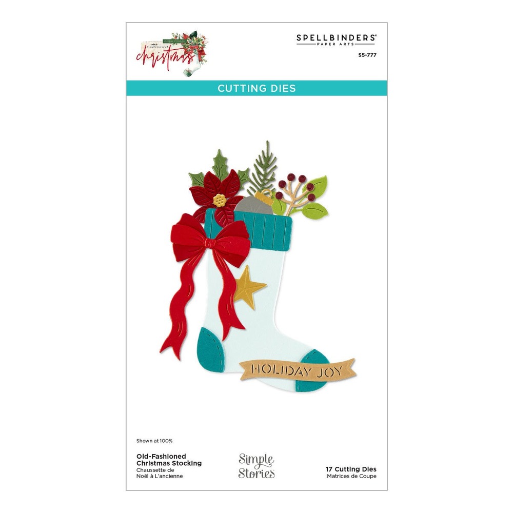 Spellbinders 復古聖誕襪刀模組 Christmas Stocking