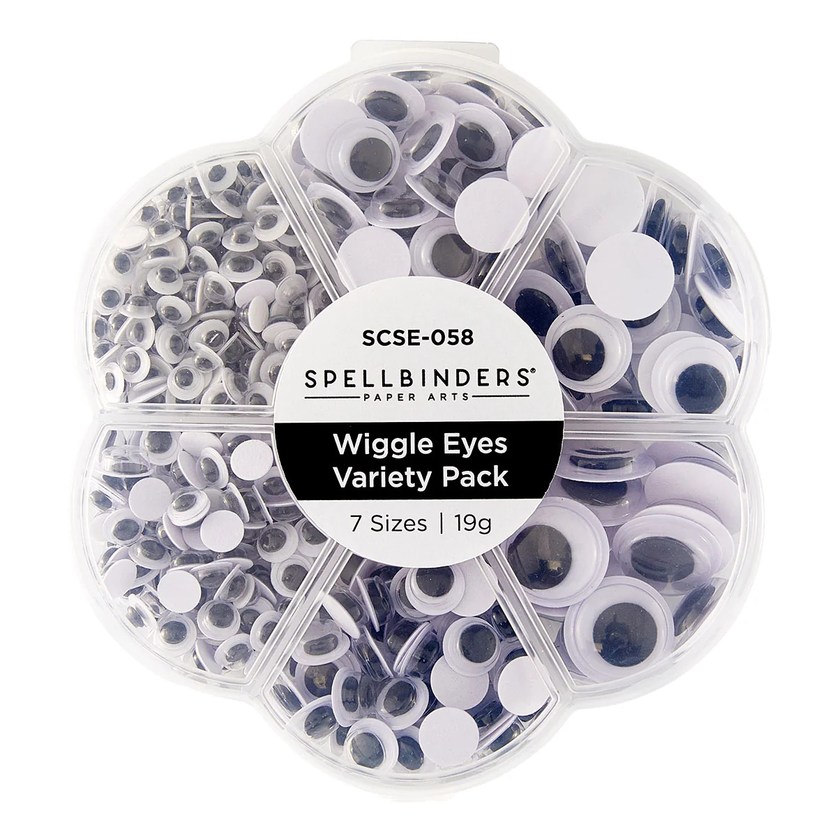 Spellbinders 活動眼睛綜合包 Wiggle Eyes Variety Pack