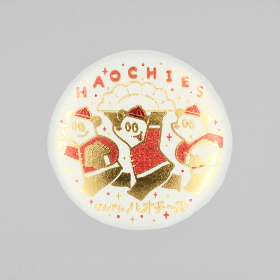 ROKKAKU ob1toy 燙金磁鐵「Haochies」｜日本製