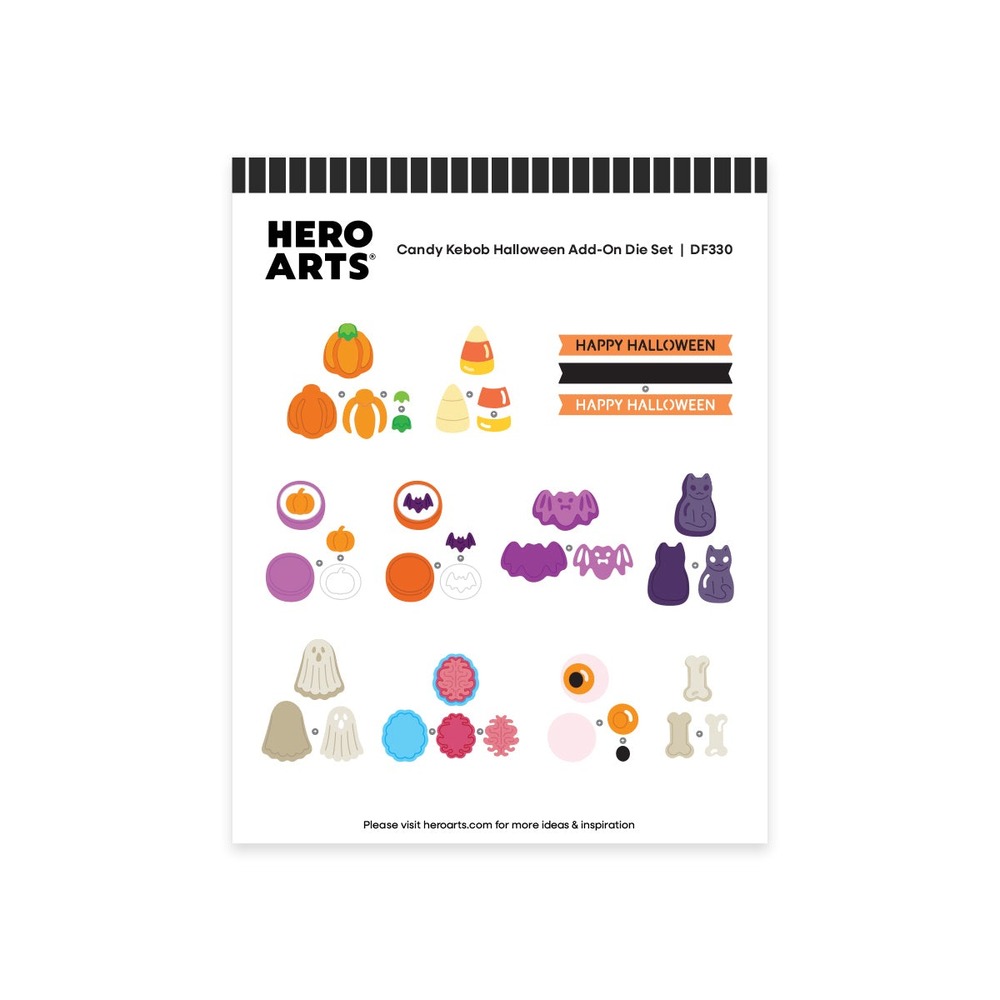 Hero Arts 萬聖糖果串擴充刀模組 Candy Kebob Halloween Add-On