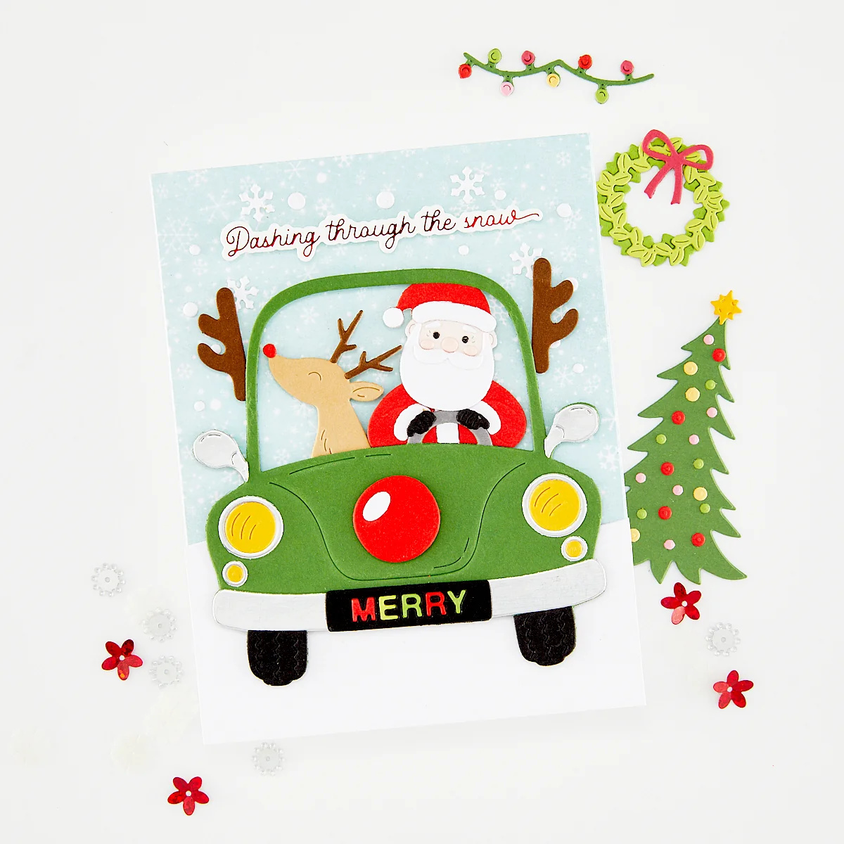 Hero Arts 復古小汽車刀模組 Beep Beep