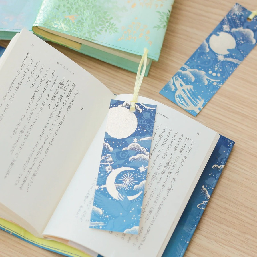 ROKKAKU 日本絕美燙金書籤 日常小確幸 Sunlit Leaves