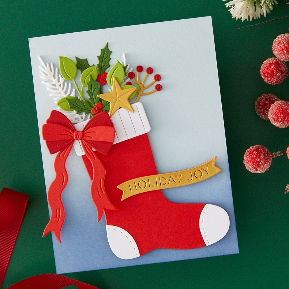 Spellbinders 復古聖誕襪刀模組 Christmas Stocking