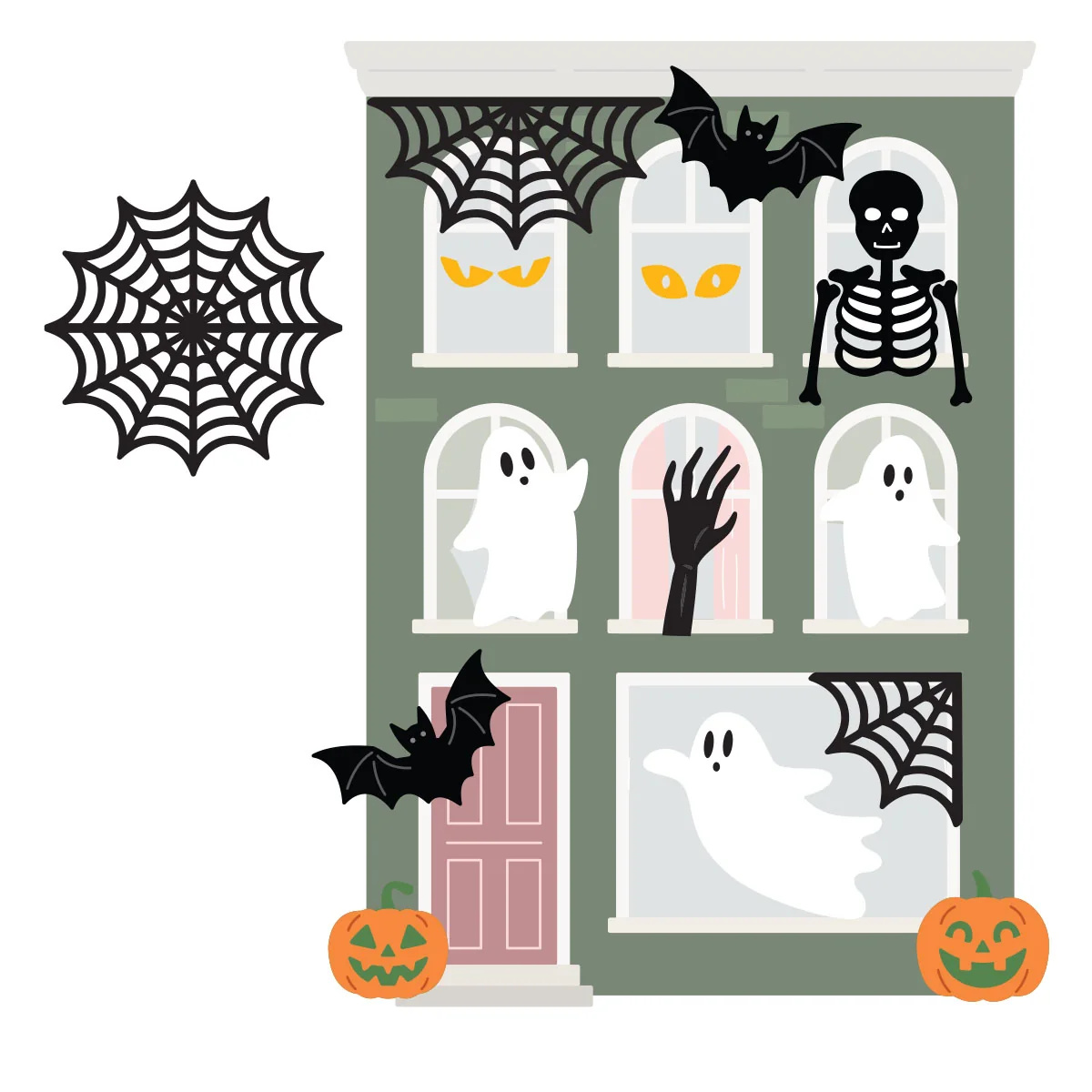 Spellbinders 萬聖節城市佈置刀模組 Halloween City Holiday