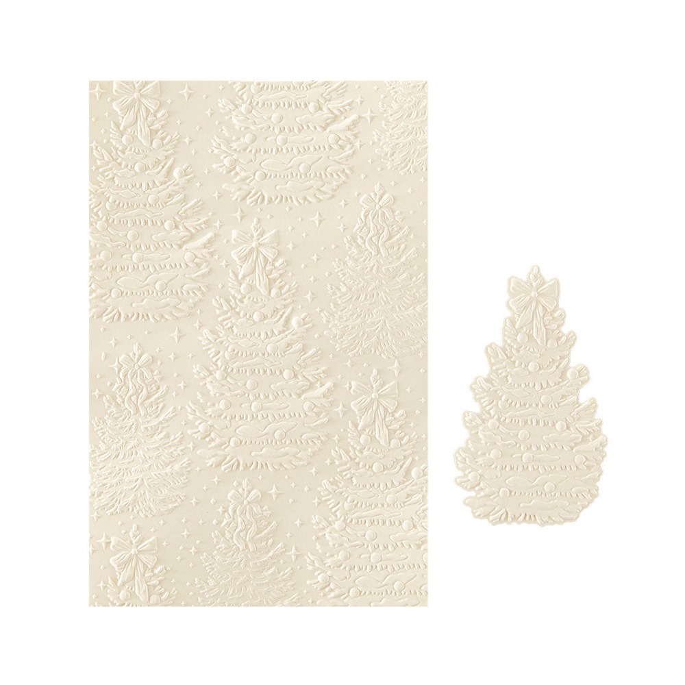 Spellbinders 粉嫩聖誕閃耀樹林浮雕版刀模組 Sparkling Trees
