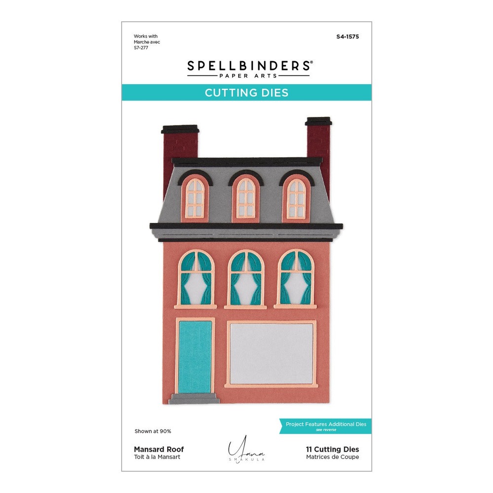 Spellbinders 聖誕城市孟莎屋頂刀模組 Mansard Roof
