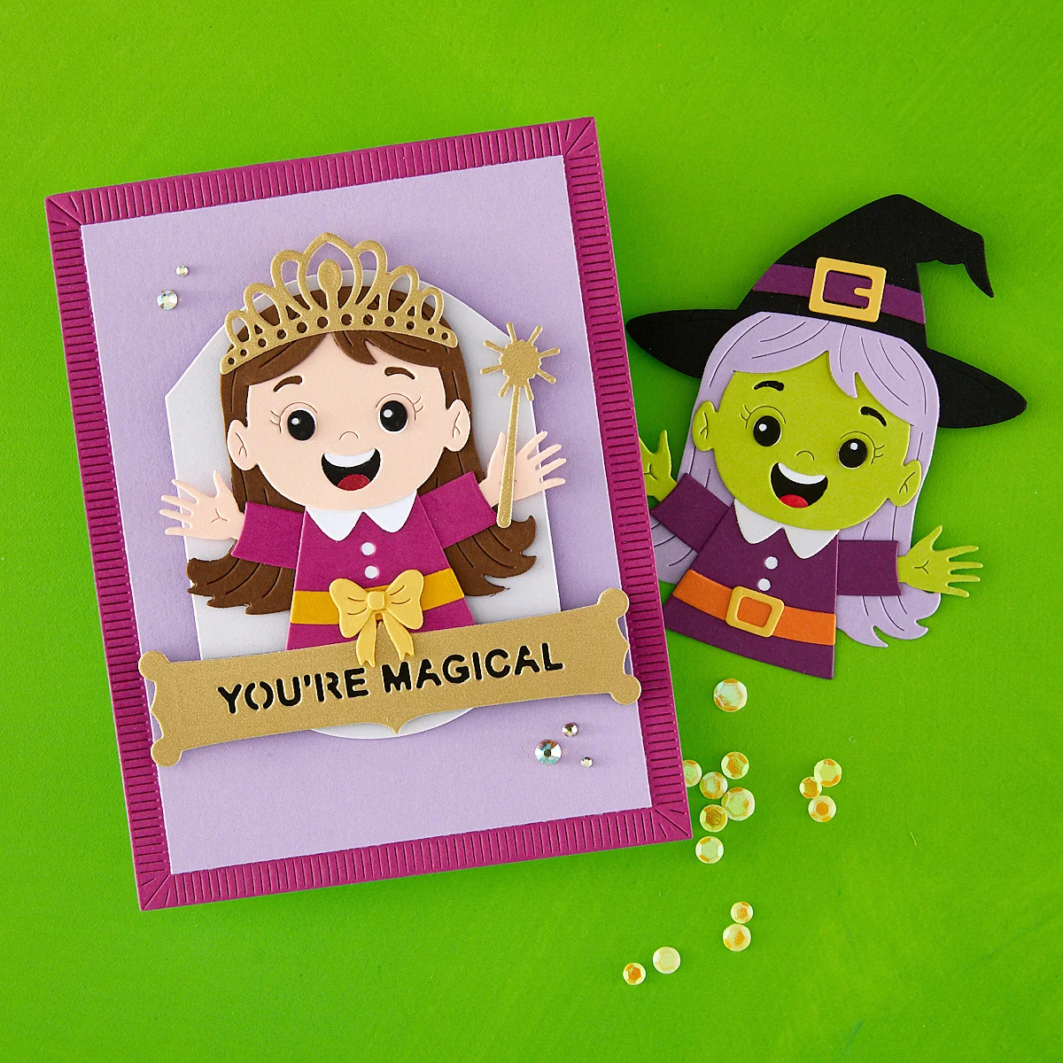 Spellbinders 小女巫與公主刀模組 Wickedly Sweet