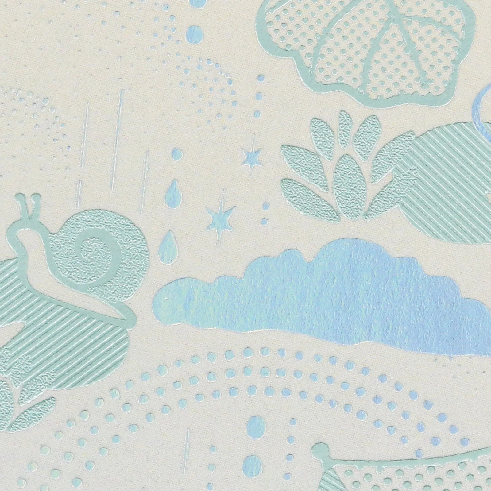 ROKKAKU 日本絕美燙金明信片 日常小確幸 Rainy Day