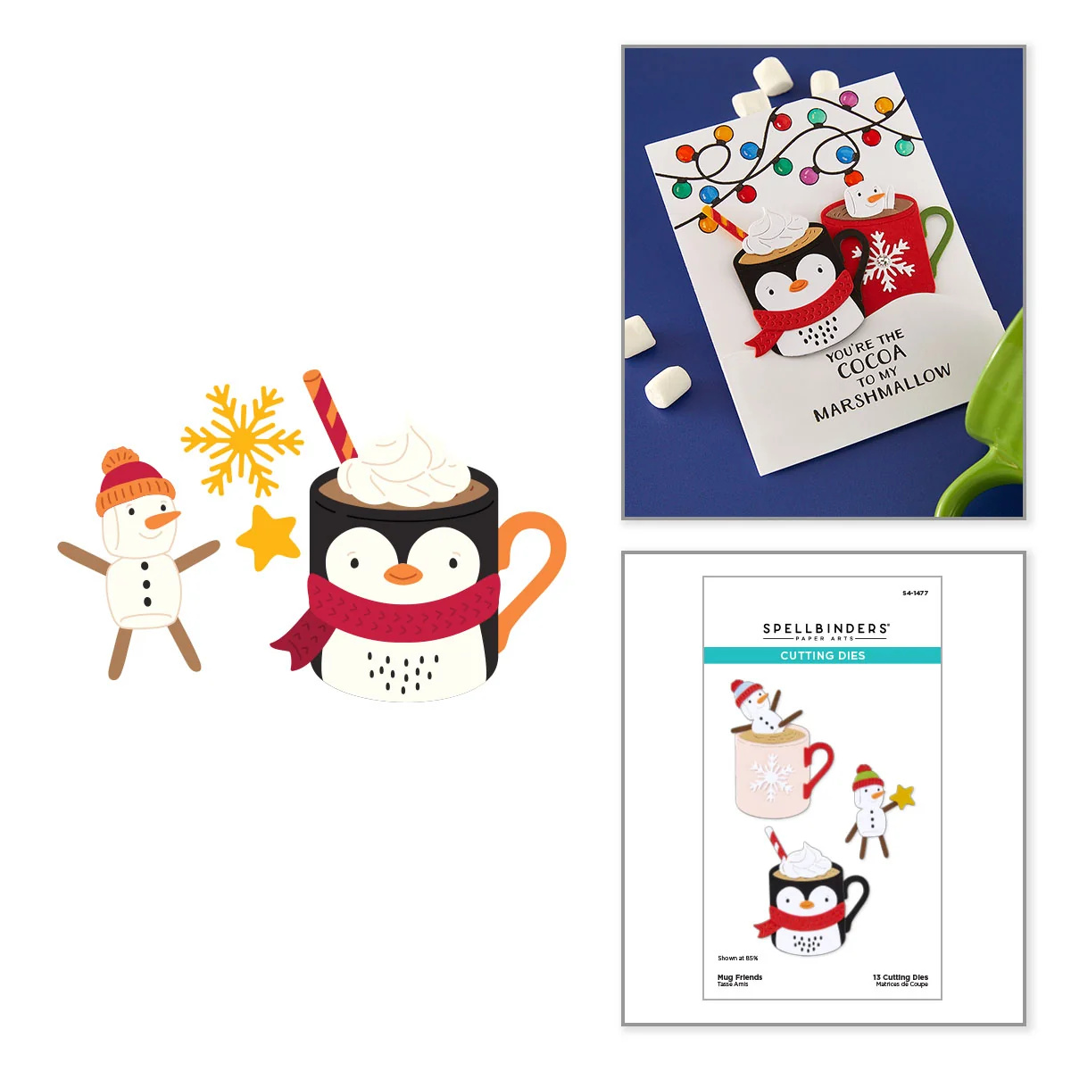 Spellbinders 馬克杯好朋友刀模組 Mug Friends
