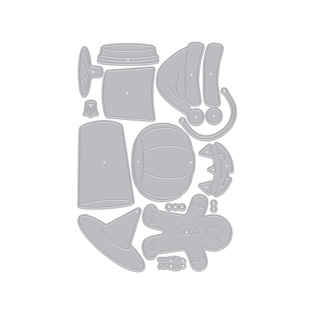 Hero Arts 抱抱熊節慶配件刀模組 Bear Hugs Holiday