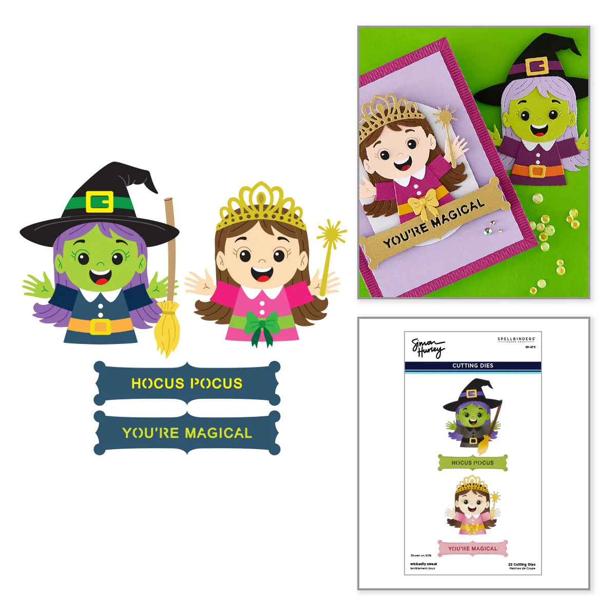 Spellbinders 小女巫與公主刀模組 Wickedly Sweet